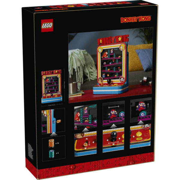 LEGO Super Mario - Joc arcade Donkey Kong 72051, 1367 piese
