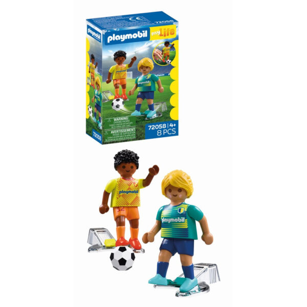 Playmobil - Jucarie de rol set 2 fotbalisti - PM72058