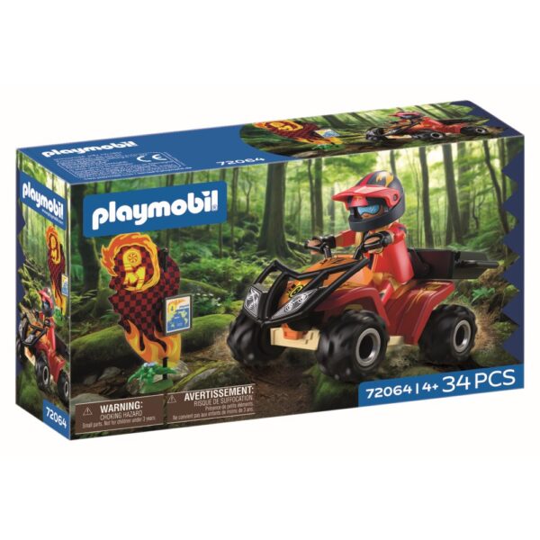 Playmobil - Quad off road pentru aventura si explorare - PM72064