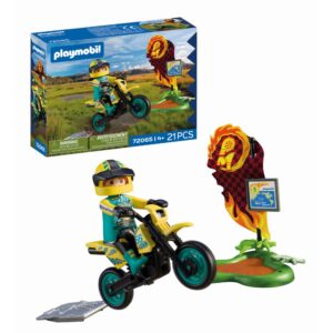 Playmobil - Motocicleta off road pentru aventura si explorare - PM72065