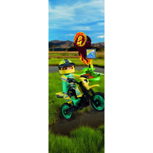 Playmobil - Motocicleta off road pentru aventura si explorare - PM72065