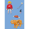 Playmobil - Jucarie de rol Vizitator zoo si tigru - PM72089