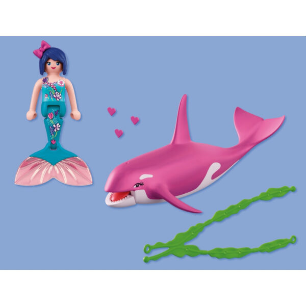 Playmobil - Jucarie de rol Orca si sirena - PM72106