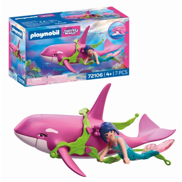 Playmobil - Jucarie de rol Orca si sirena - PM72106