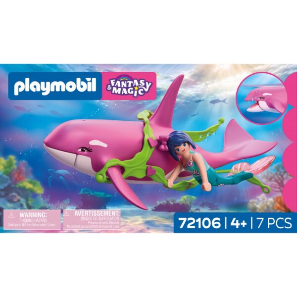 Playmobil - Jucarie de rol Orca si sirena - PM72106