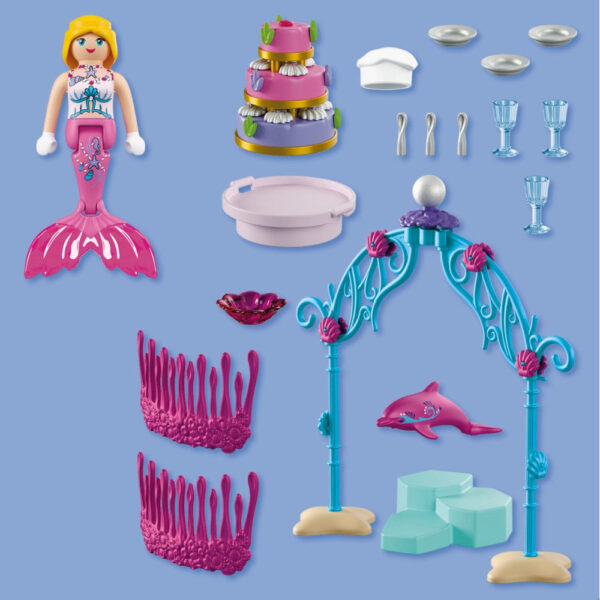 Playmobil - Jucarie de rol Bufet pentru nunta subacvatica - PM72108