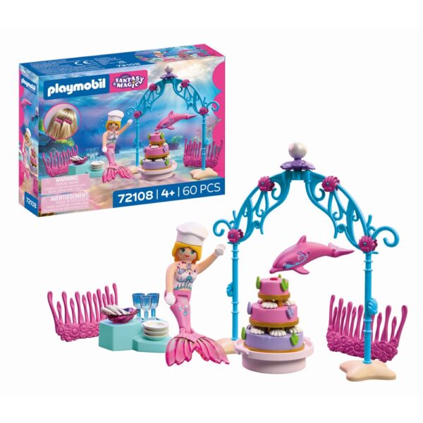 Playmobil - Jucarie de rol Bufet pentru nunta subacvatica - PM72108