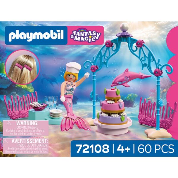 Playmobil - Jucarie de rol Bufet pentru nunta subacvatica - PM72108