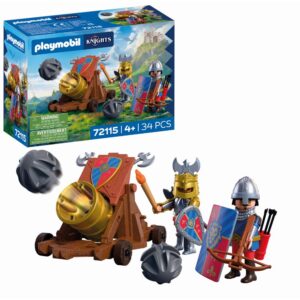 Playmobil - Jucarie de rol Tunul cavalerilor Leu - PM72115