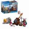 Playmobil - Jucarie de rol Catapulta cavalerilor Dragon - PM72117