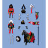 Playmobil - Jucarie de rol Conducatorul cavalerilor Dragon - PM72118