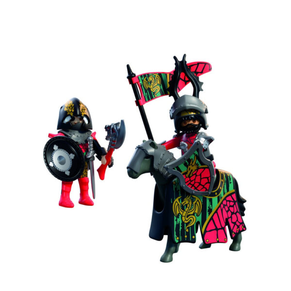 Playmobil - Jucarie de rol Conducatorul cavalerilor Dragon - PM72118