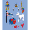 Playmobil - Jucarie de rol Conducatorul cavalerilor Leu - PM72119
