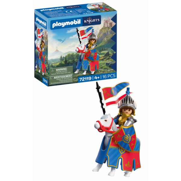 Playmobil - Jucarie de rol Conducatorul cavalerilor Leu - PM72119