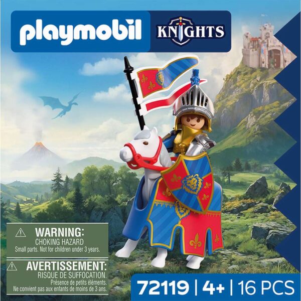 Playmobil - Jucarie de rol Conducatorul cavalerilor Leu - PM72119