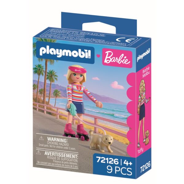 Playmobil - Barbie in stil Malibu la plimbare pe role - PM72126