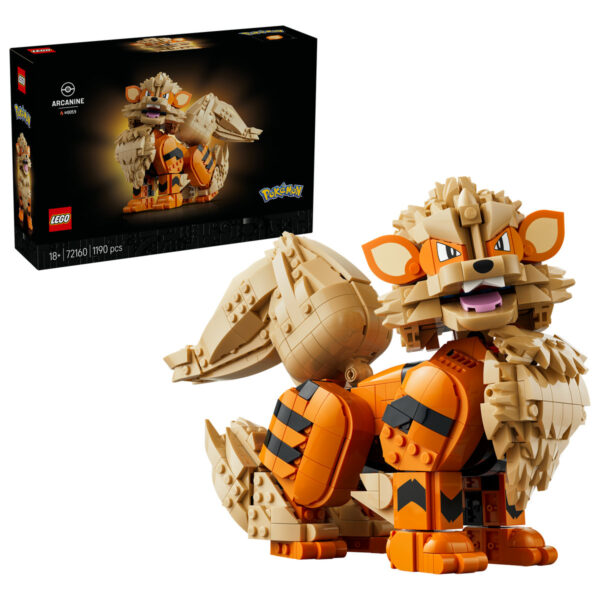 LEGO Pokemon - Arcanine 72160, 1190 piese