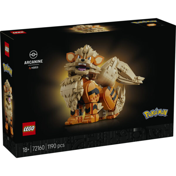 LEGO Pokemon - Arcanine 72160, 1190 piese