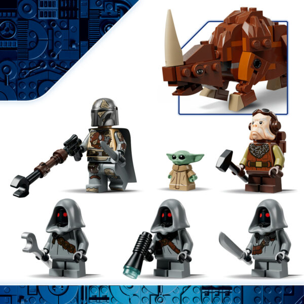 LEGO Star Wars - Offworld Sandcrawler și Mudhorn 75453, 1683 piese