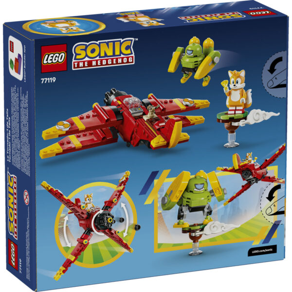 LEGO Sonic the Hedgehog - Avionul Tornado-1 al lui Tails 77119, 310 piese