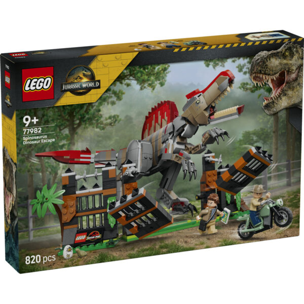 77982-lego-jurassic-world-1 LEGO Jurassic World - Spinosaurus dezlănțuit 77982, 820 piese
