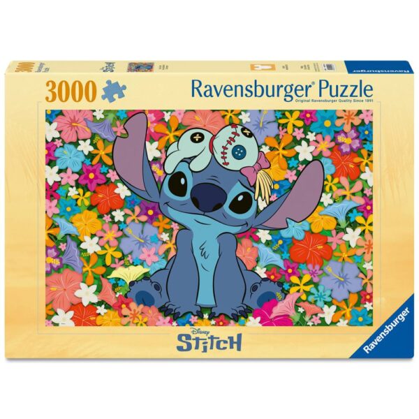 Ravensburger - Puzzle floral Disney Stitch 3000 piese - RVSPA01921