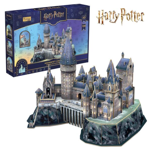 Cubic Fun - Puzzle 3D Harry Potter Castelul Hogwarts 198 piese - CU540302