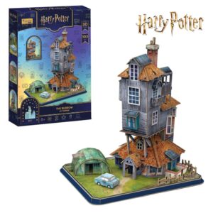 Cubic Fun - Puzzle 3D Harry Potter The Burrow locuinta Familiei Weasley 103 piese - CU540309