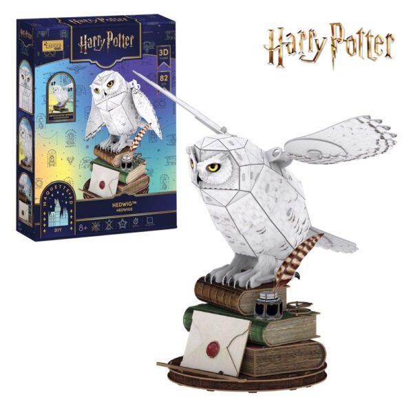 Cubic Fun - Puzzle 3D Harry Potter bufnita Hedwig 82 piese - CU540314