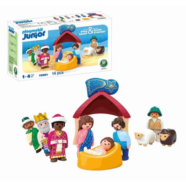 Playmobil - Junior Scena de Craciun nasterea Domnului - PM72001