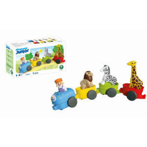 Playmobil - Junior Trenulet cu animale - PM72084