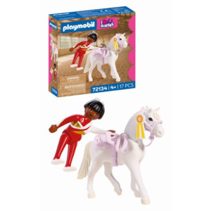 Playmobil - Jucarie de rol Saritura ecvestra - PM72134