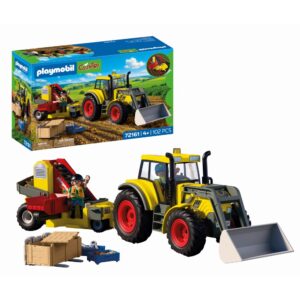 Playmobil - Jucarie de rol Tractor cu masina de recoltat cartofi - PM72161