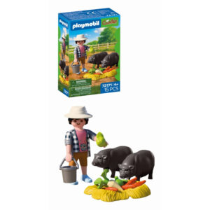 Playmobil - Jucarie de rol Fermier cu porci vietnamezi - PM72171