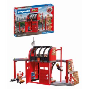 72191_PIP Playmobil - Jucarie de rol Statie mare de pompieri - PM72191