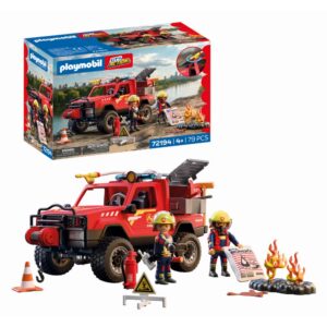 Playmobil - Jucarie de rol Masina Pickup de pompieri - PM72194