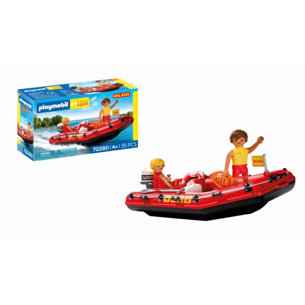 Playmobil - Jucarie de rol Barca de salvare - PM72280