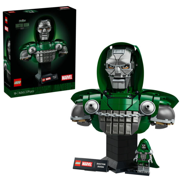 LEGO Marvel Super Heroes - Bustul Doctorului Doom 76345, 379 piese