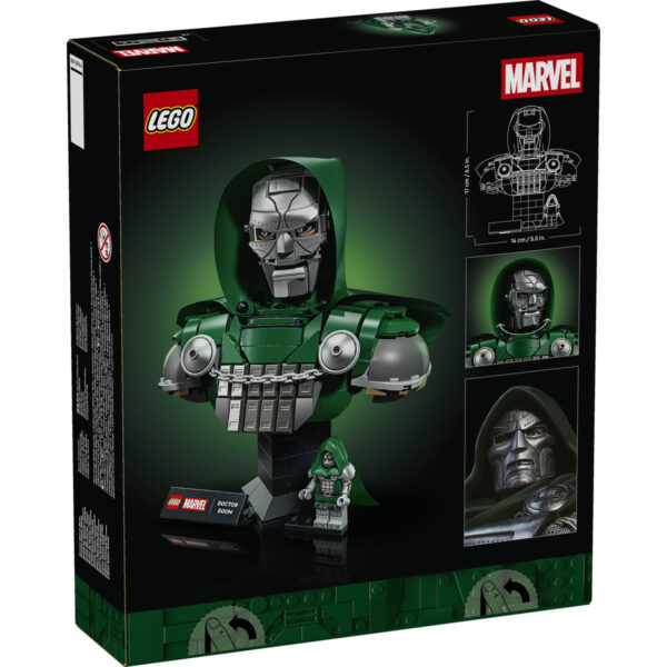 LEGO Marvel Super Heroes - Bustul Doctorului Doom 76345, 379 piese