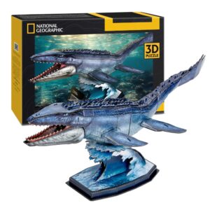 Cubic Fun - National Geographic Puzzle 3D Mosasaurus 76 piese - CUDS1194h