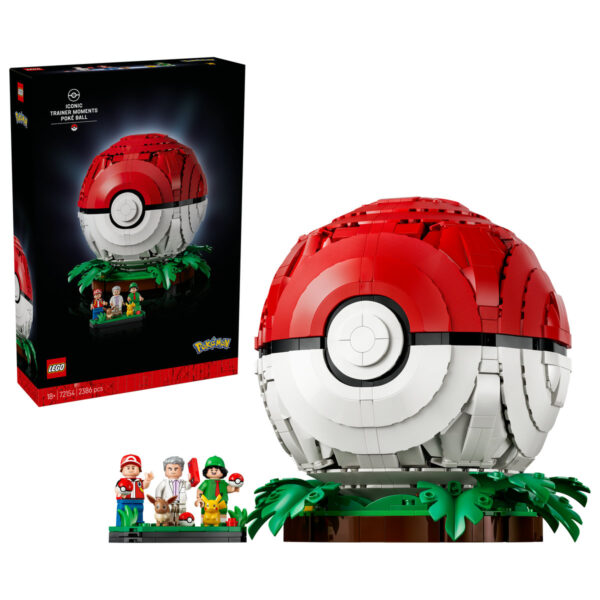 LEGO Pokemon - Poké Ball și momentele reprezentative ale Antrenorului 72154, 2386 piese