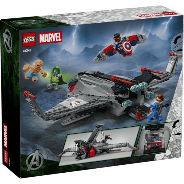 LEGO Marvel Super Heroes - Avengers: Doomsday Quinjet 76347, 433 piese