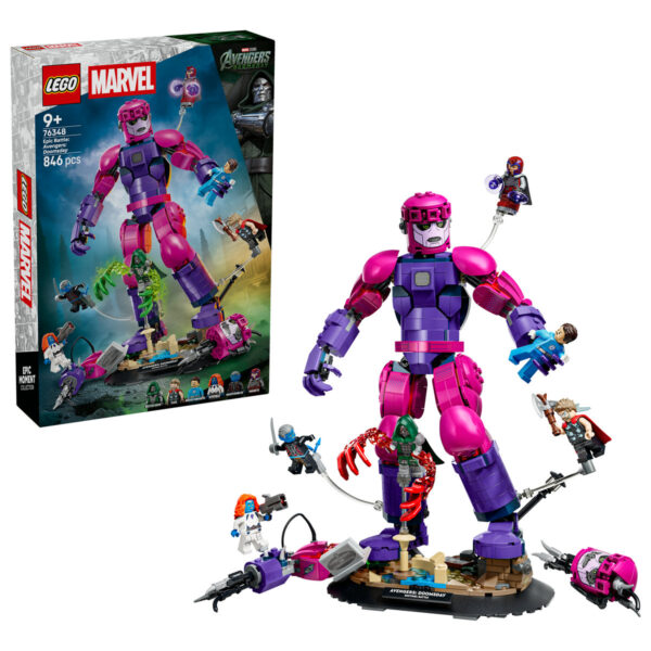 LEGO Marvel Super Heroes - Bătălie memorabilă: Avengers: Doomsday 76348, 846 piese