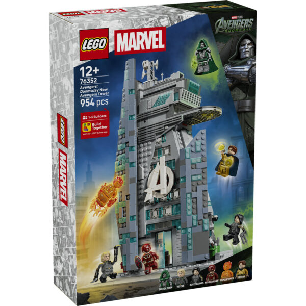 LEGO Marvel Super Heroes - Avengers: Doomsday Noul Turn al Răzbunătorilor 76352, 954 piese
