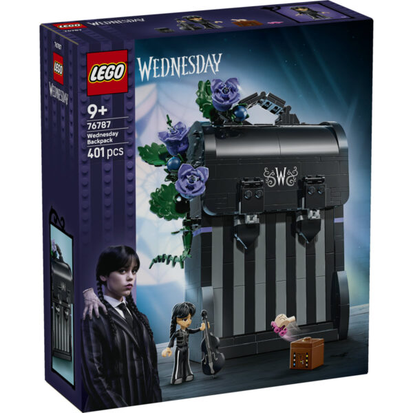 LEGO Wednesday - Rucsacul lui Wednesday 76787, 401 piese