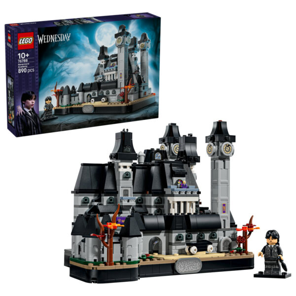 LEGO Wednesday - Academia Nevermore 76788, 890 piese